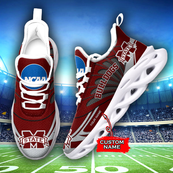 Mississippi State Bulldogs NCAA Max Soul Shoes Sneakers For Men And Women