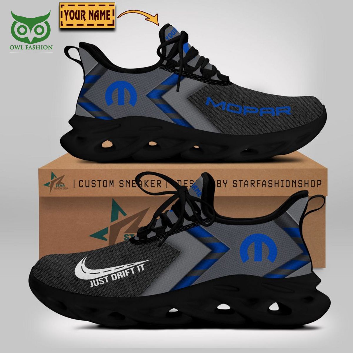 Mopar Automobile Brand Max Soul Shoes Sneakers For Men And Women