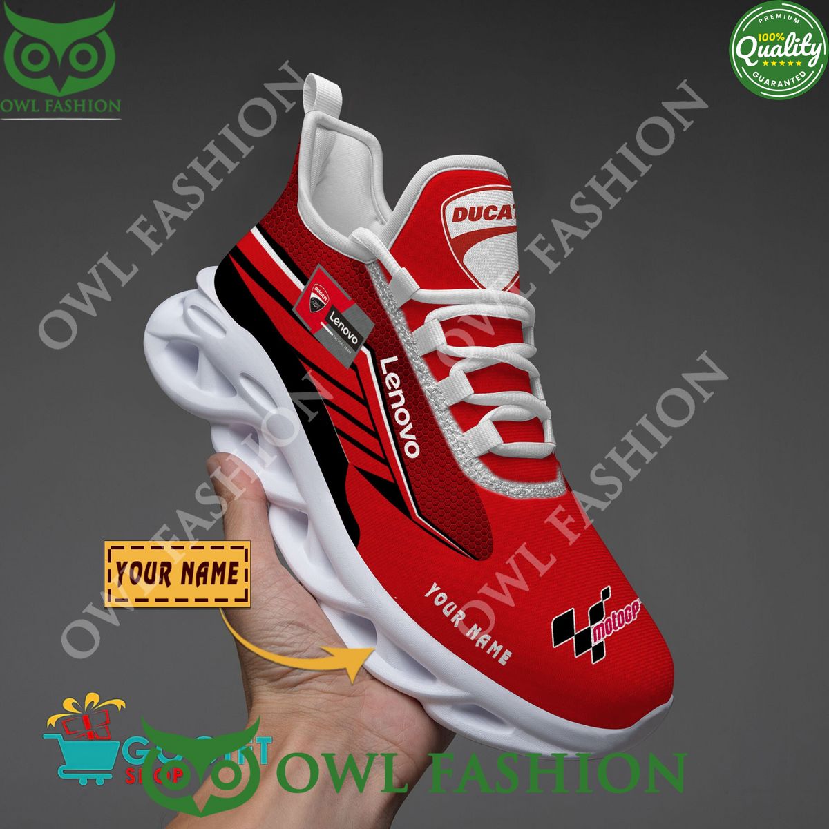 MotoGP Ducati Lenovo Max Soul Shoes Sneakers For Men And Women