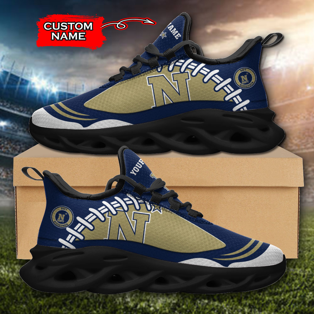 Navy Midshipmen NCAA Max Soul Shoes Sneakers For Men And Women