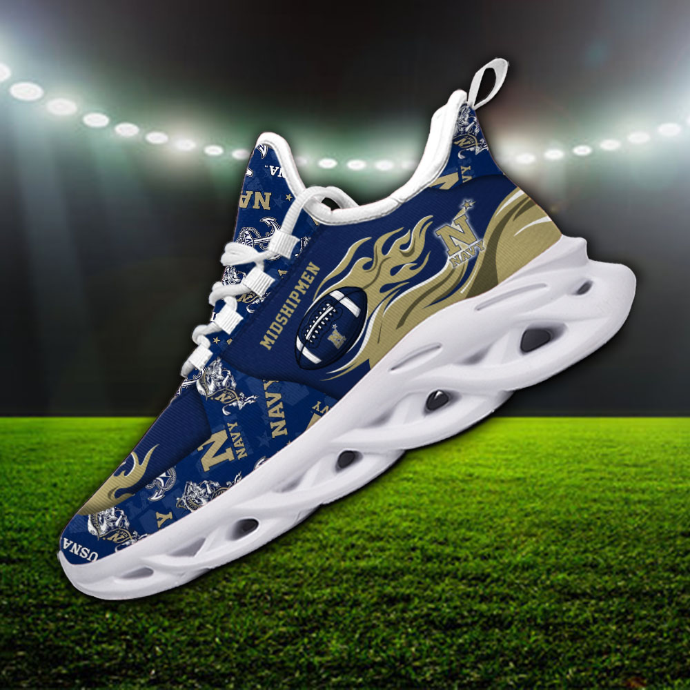 Navy Midshipmen NCAA Max Soul Shoes Sneakers For Men And Women