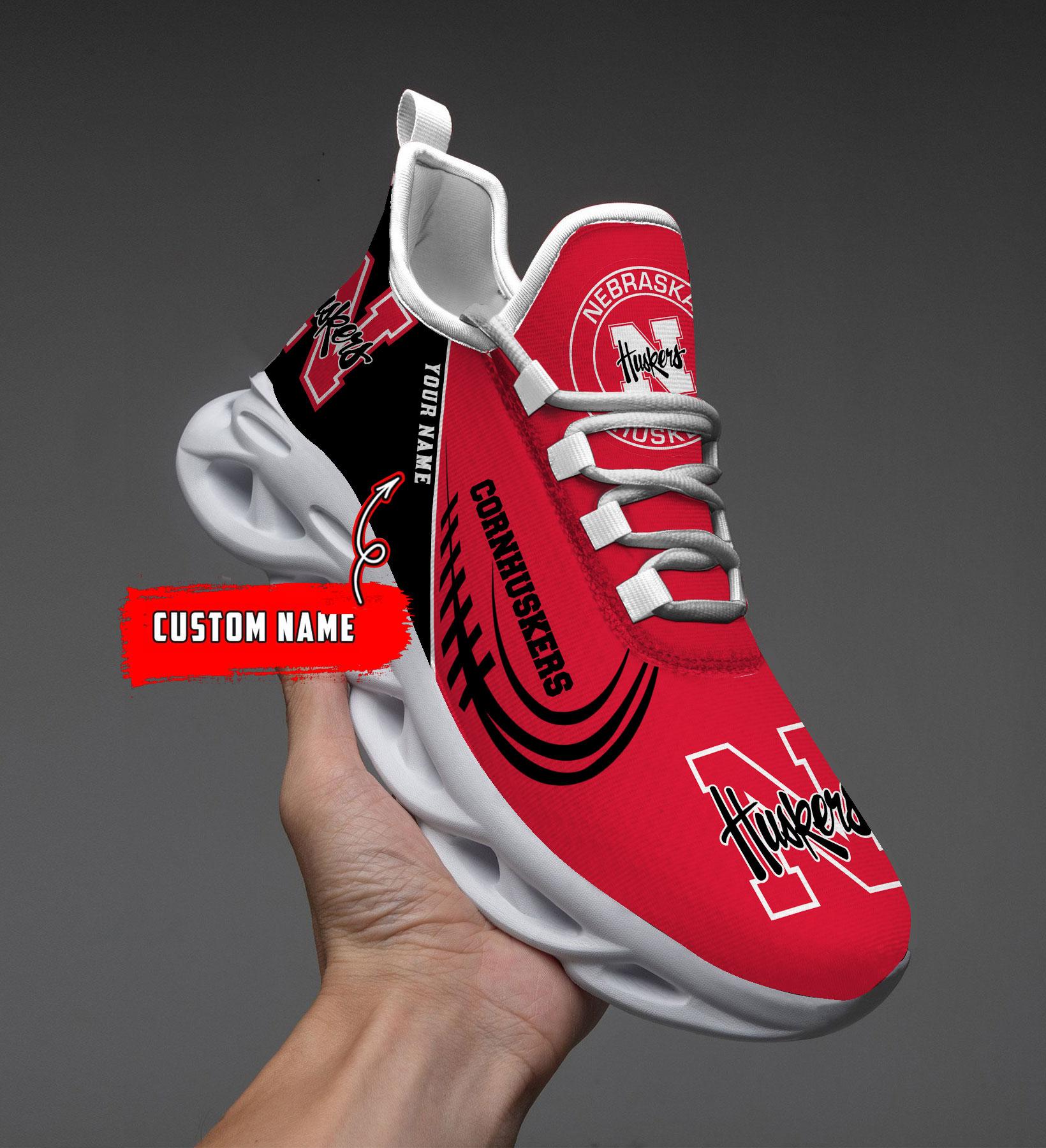 Nebraska Cornhuskers Max Soul Shoes Sneakers For Men And Women