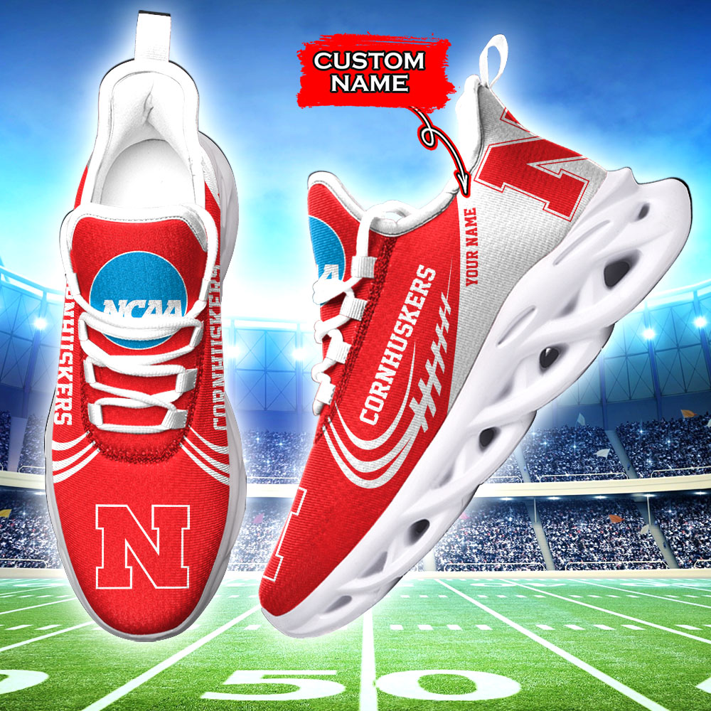 Nebraska Cornhuskers NCAA Max Soul Shoes Sneakers For Men And Women