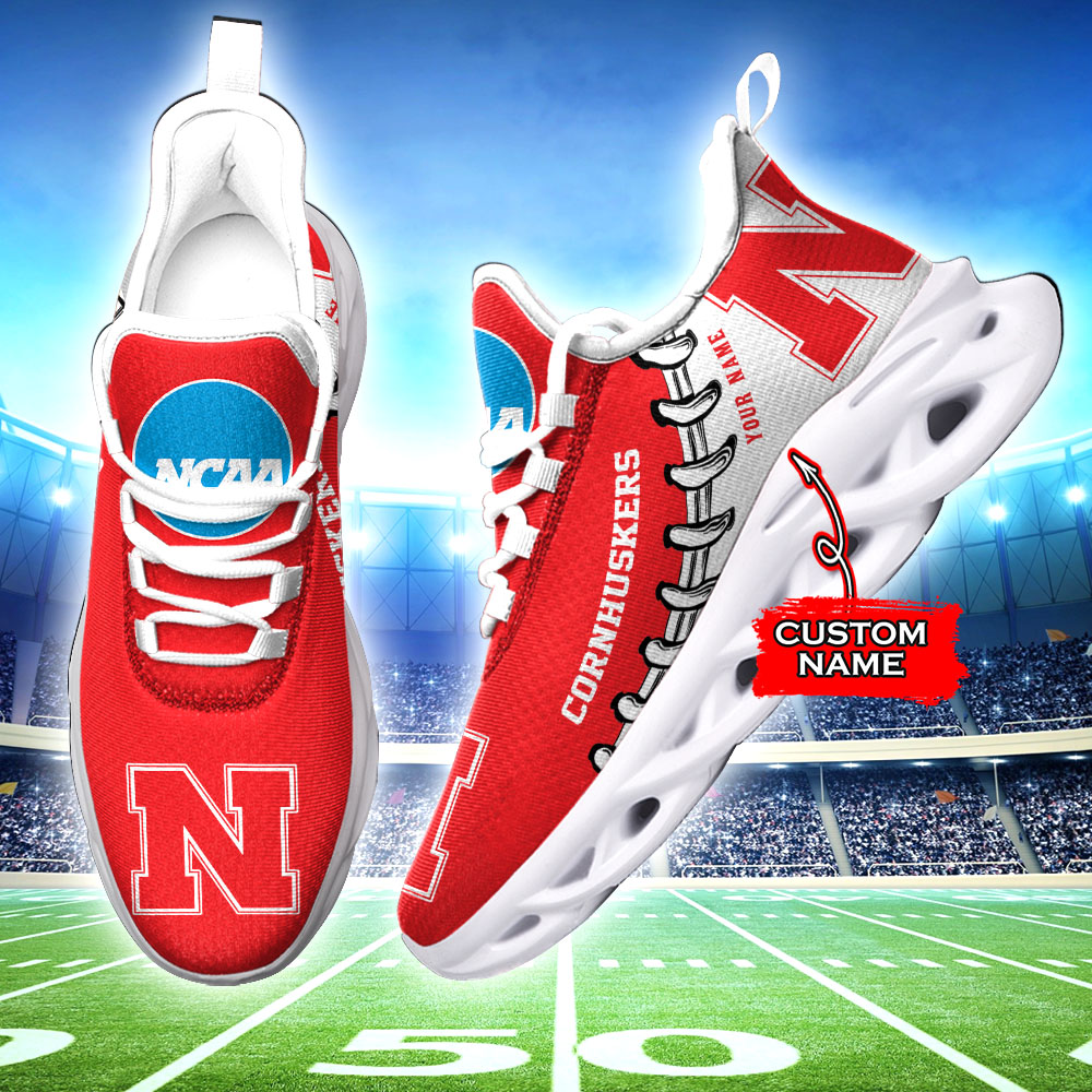 Nebraska Cornhuskers NCAA Max Soul Shoes Sneakers For Men And Women