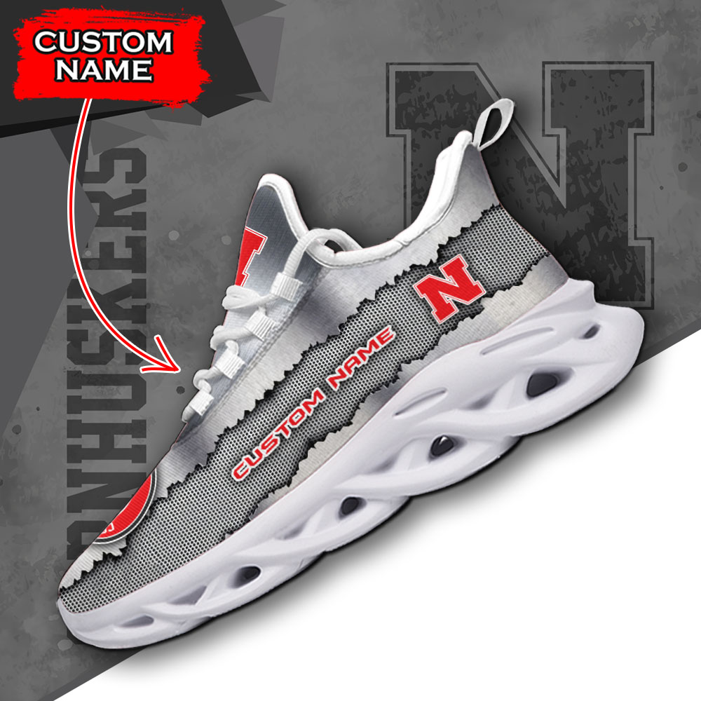 Nebraska Cornhuskers NCAA Max Soul Shoes Sneakers For Men And Women