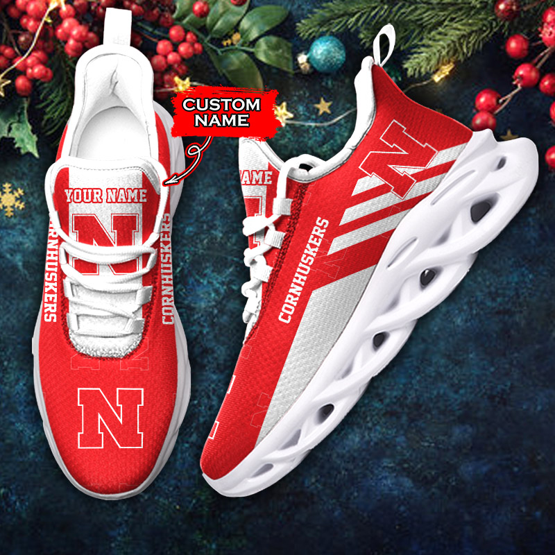Nebraska Cornhuskers NCAA Max Soul Shoes Sneakers For Men And Women