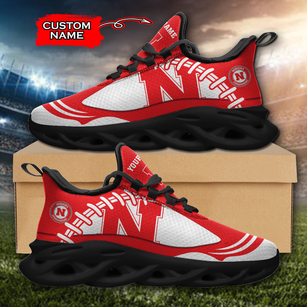 Nebraska Cornhuskers NCAA Max Soul Shoes Sneakers For Men And Women