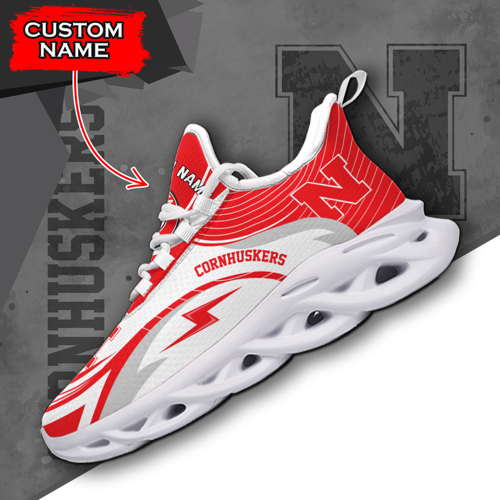 Nebraska Cornhuskers NCAA Max Soul Shoes Sneakers For Men And Women