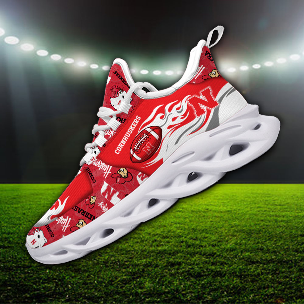 Nebraska Cornhuskers NCAA Max Soul Shoes Sneakers For Men And Women