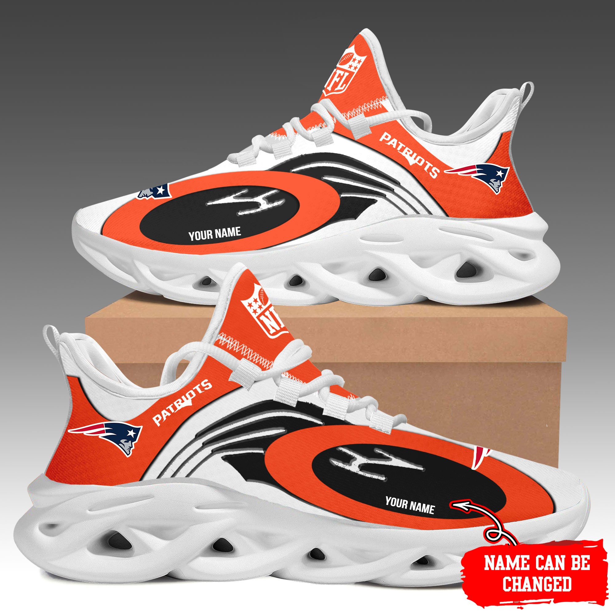 New England Patriots Max Soul Shoes Sneakers For Men And Women