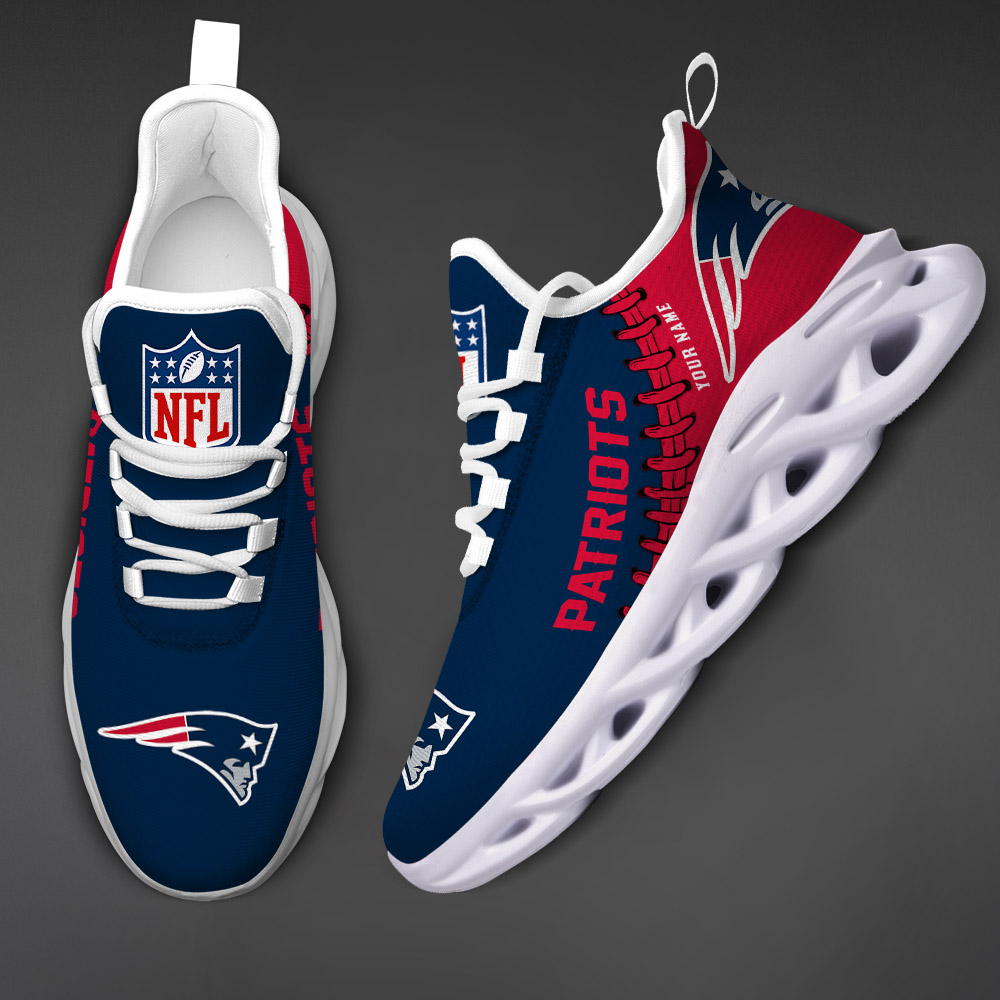 New England Patriots NFL Max Soul Shoes Sneakers For Men And Women
