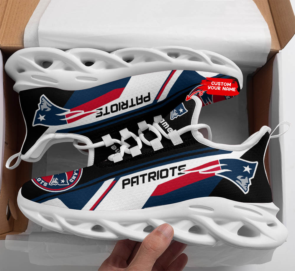 New England Patriots NFL Max Soul Shoes Sneakers For Men And Women
