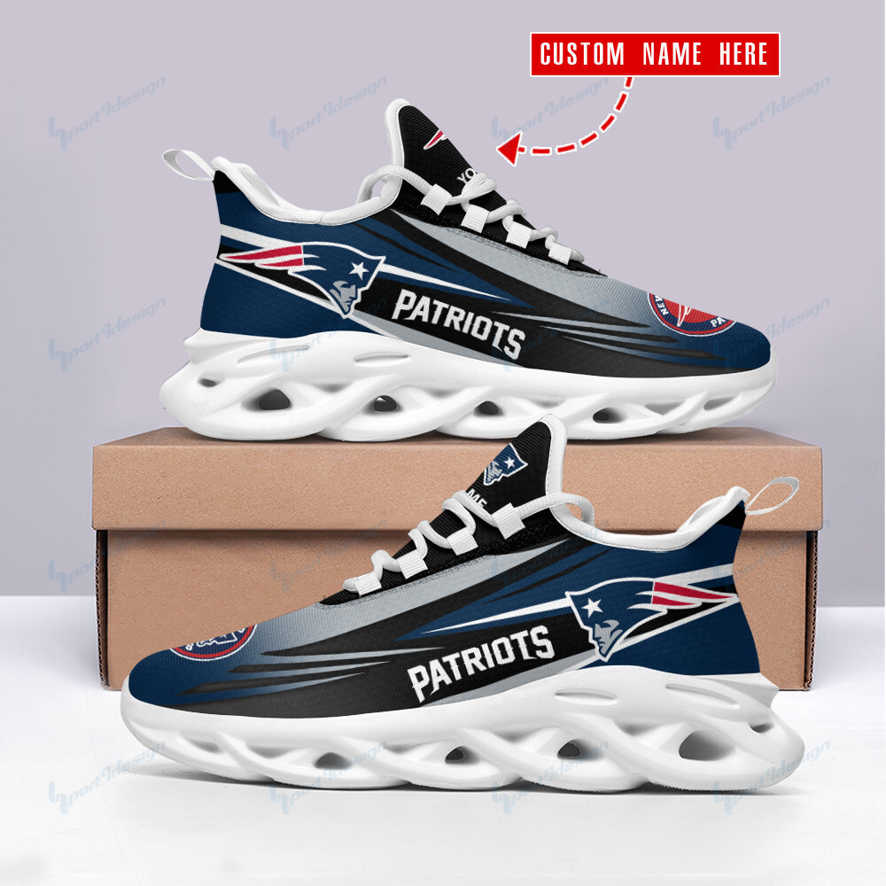 New England Patriots NFL Max Soul Shoes Sneakers For Men And Women