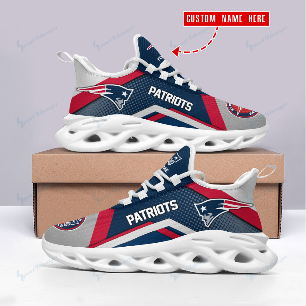 New England Patriots NFL Max Soul Shoes Sneakers For Men And Women