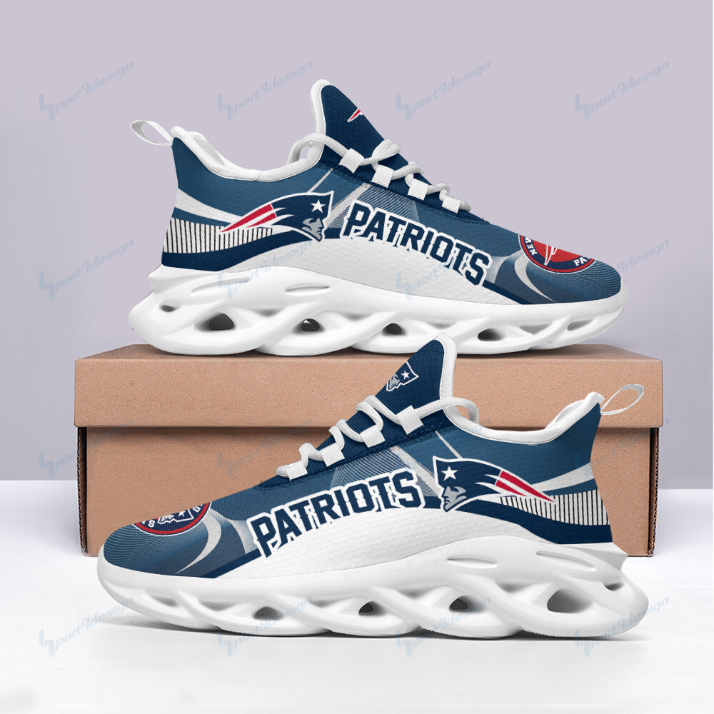 New England Patriots NFL Max Soul Shoes Sneakers For Men And Women