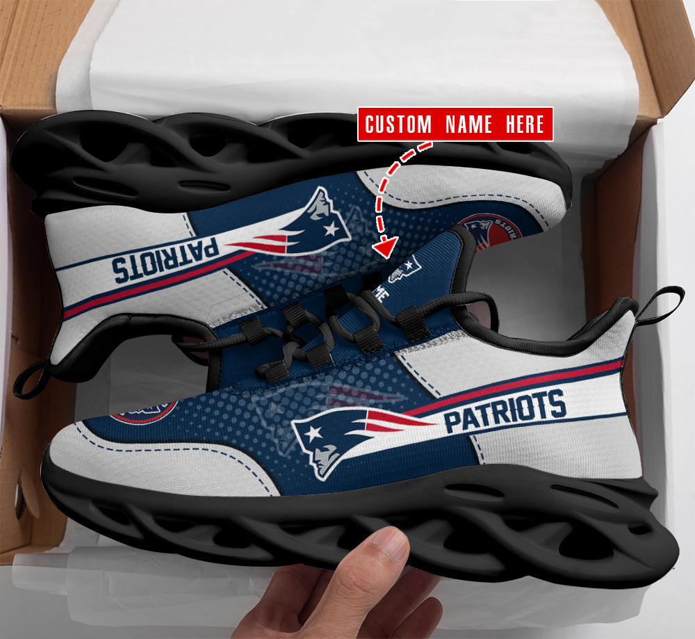 New England Patriots NFL Max Soul Shoes Sneakers For Men And Women