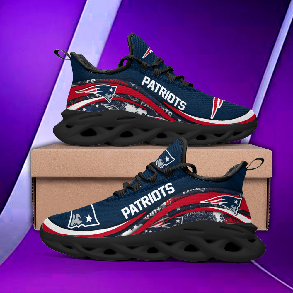 New England Patriots NFL Max Soul Shoes Sneakers For Men And Women