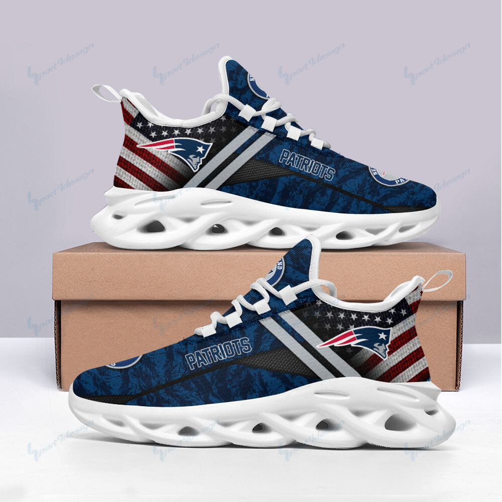 New England Patriots NFL Max Soul Shoes Sneakers For Men And Women