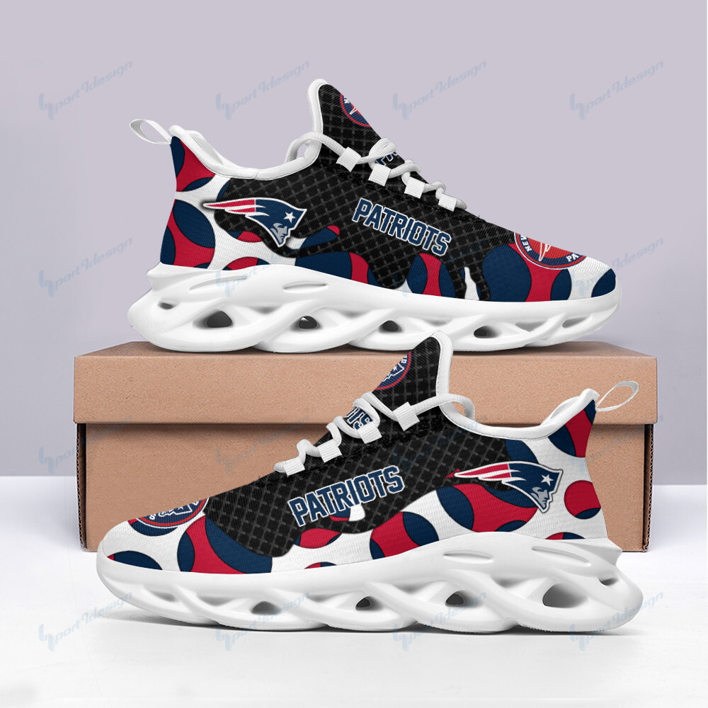 New England Patriots NFL Max Soul Shoes Sneakers For Men And Women