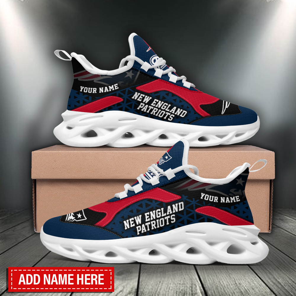 New England Patriots NFL Max Soul Shoes Sneakers For Men And Women
