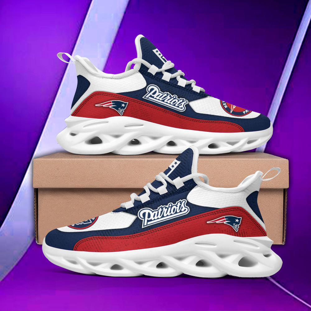 New England Patriots NFL Max Soul Shoes Sneakers For Men And Women