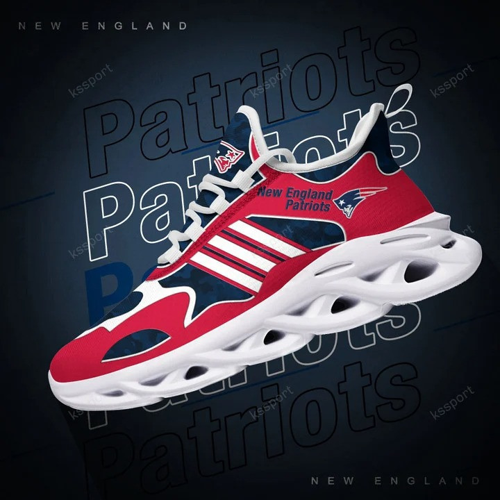 New England Patriots NFL Max Soul Shoes Sneakers For Men And Women
