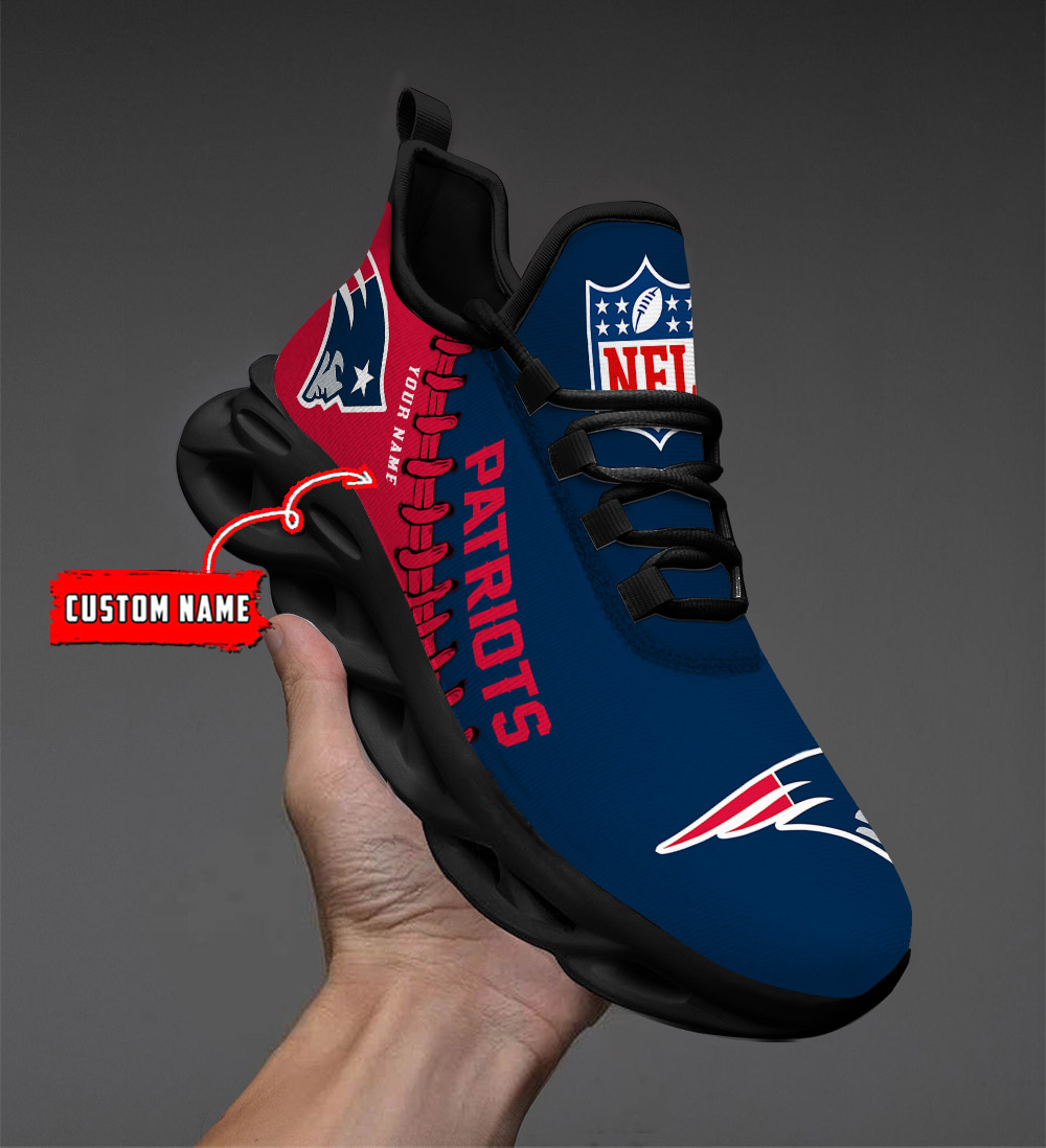 New England Patriots NFL Max Soul Shoes Sneakers For Men And Women