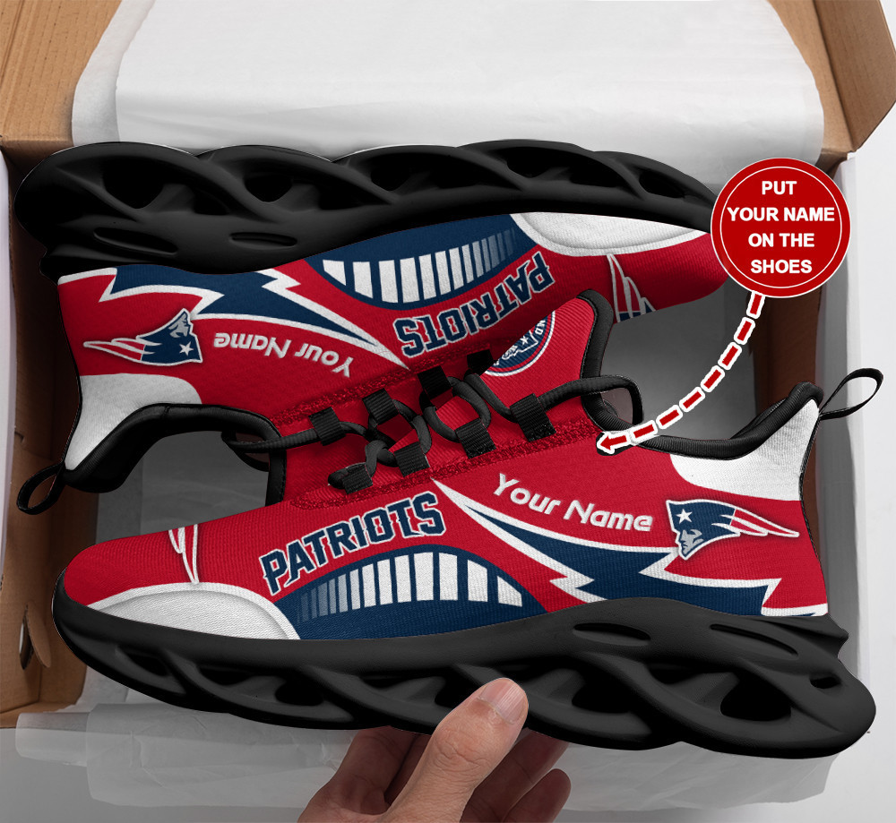 New England Patriots NFL Max Soul Shoes Sneakers For Men And Women