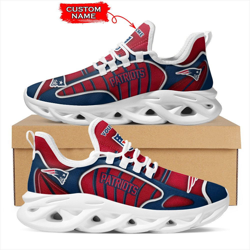 New England Patriots NFL Max Soul Shoes Sneakers For Men And Women