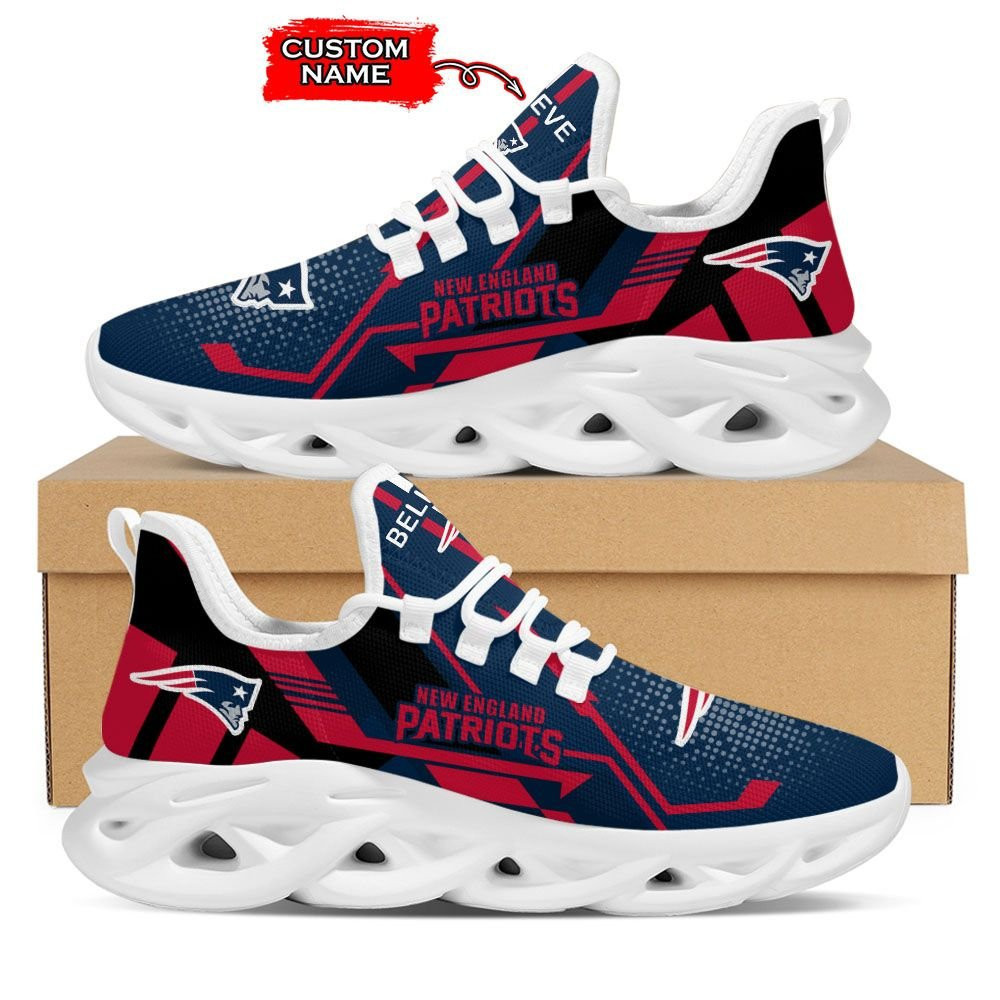 New England Patriots NFL Max Soul Shoes Sneakers For Men And Women