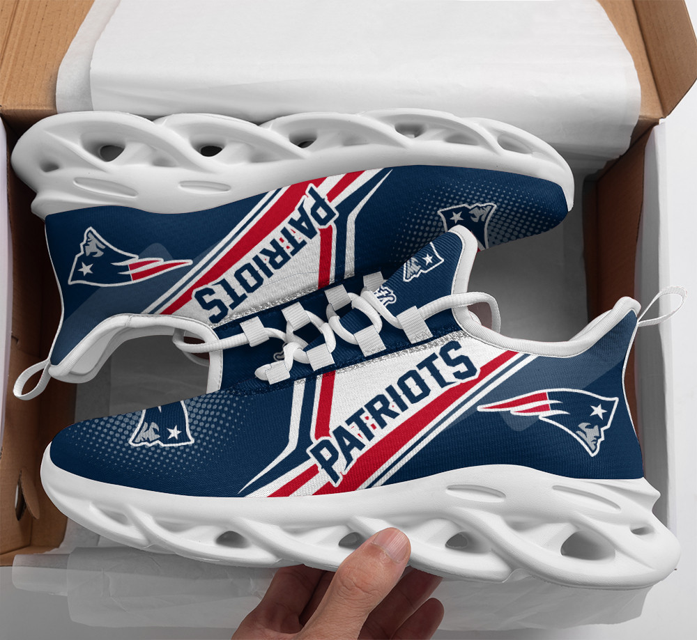 New England Patriots NFL Max Soul Shoes Sneakers For Men And Women