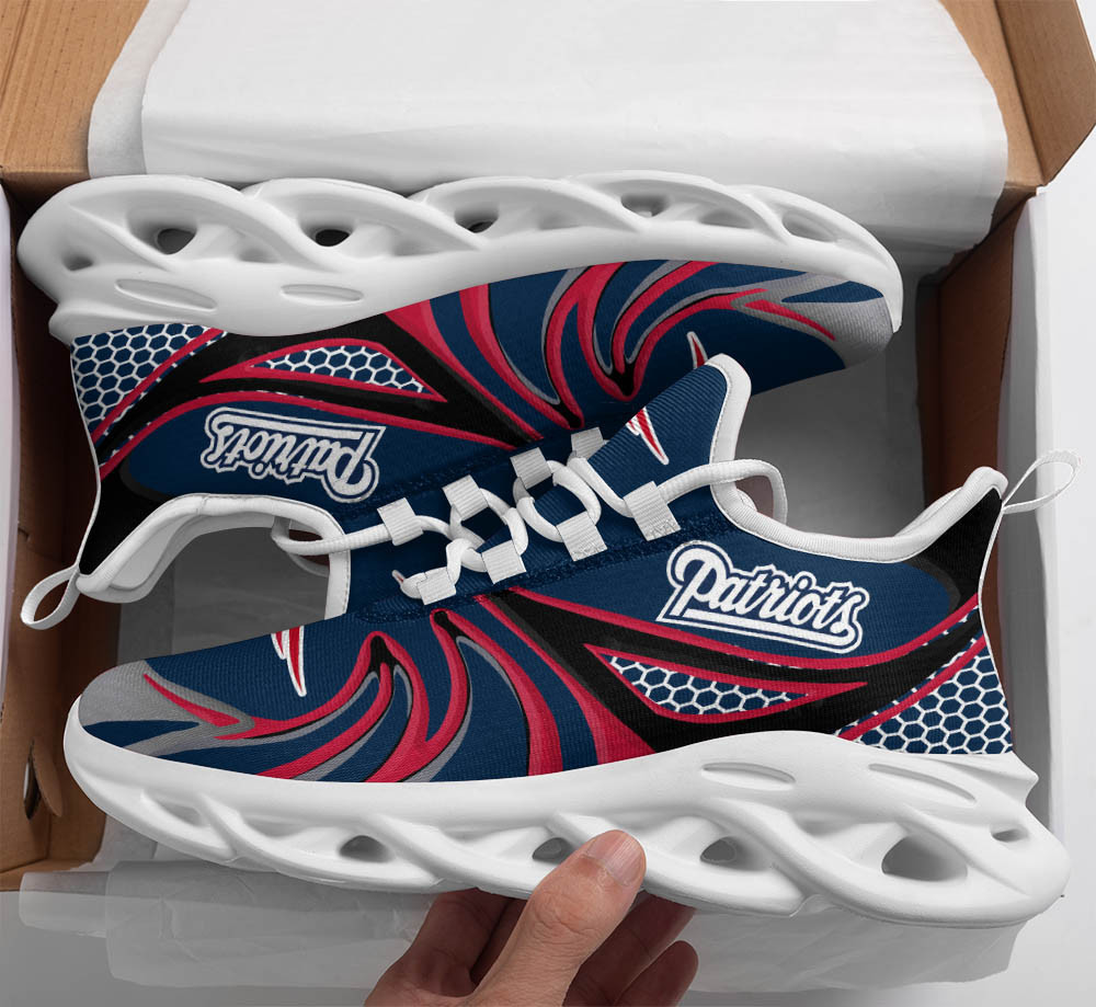 New England Patriots NFL Max Soul Shoes Sneakers For Men And Women