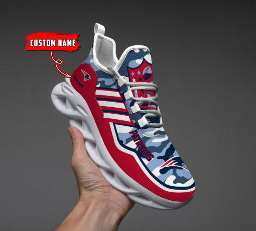 New England Patriots NFL Max Soul Shoes Sneakers For Men And Women