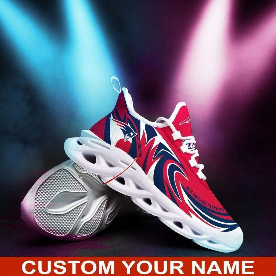 New England Patriots NFL Max Soul Shoes Sneakers For Men And Women