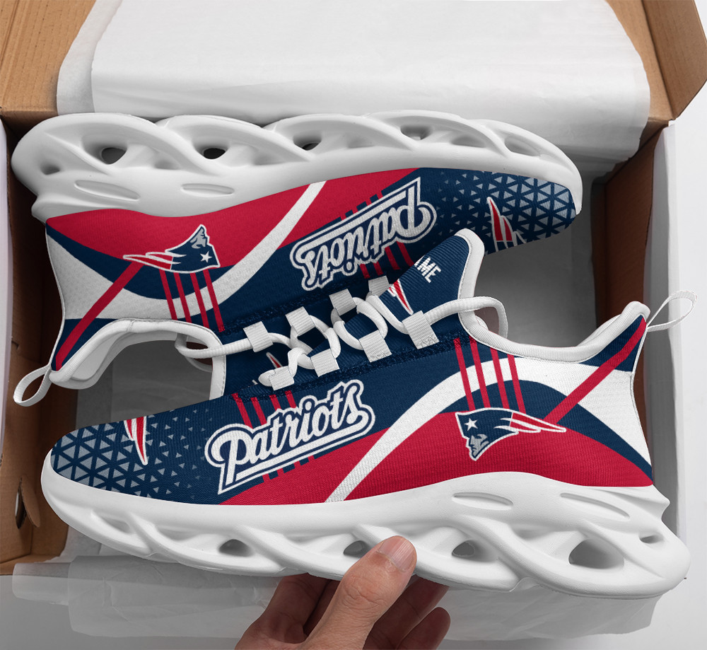 New England Patriots NFL Max Soul Shoes Sneakers For Men And Women