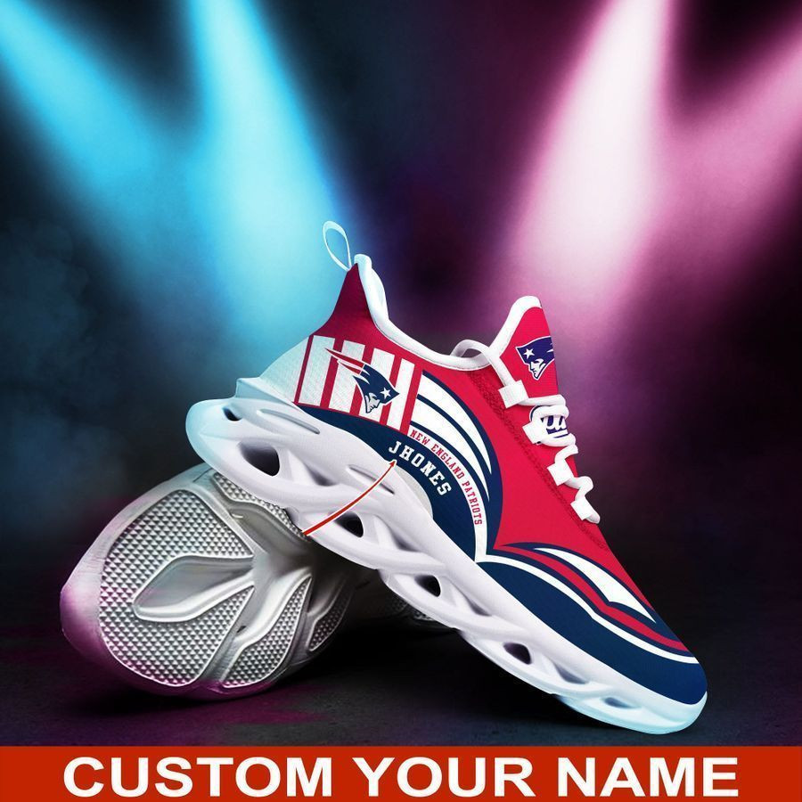 New England Patriots NFL Max Soul Shoes Sneakers For Men And Women