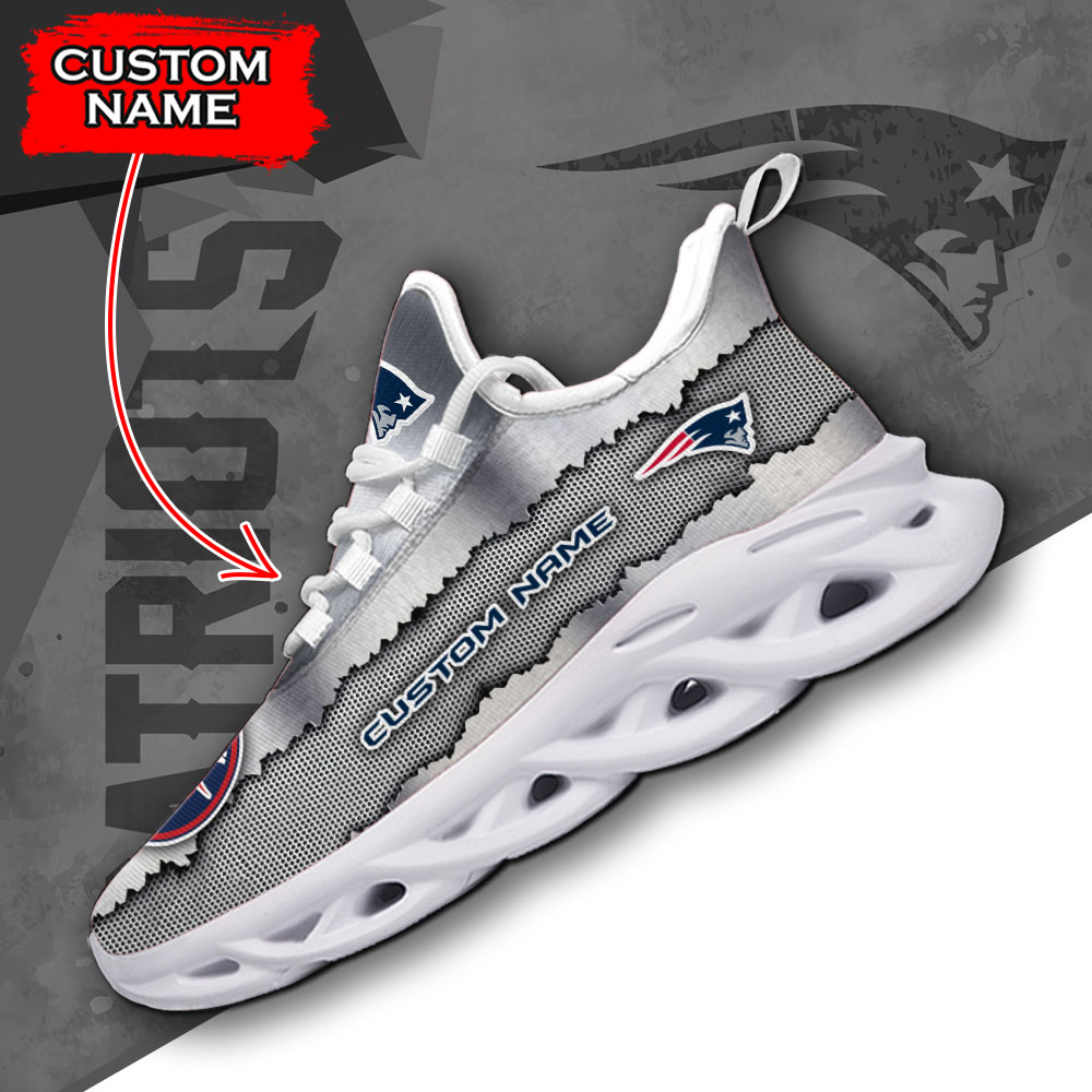 New England Patriots NFL Max Soul Shoes Sneakers For Men And Women