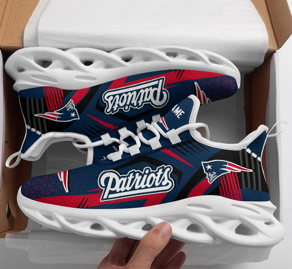 New England Patriots NFL Max Soul Shoes Sneakers For Men And Women
