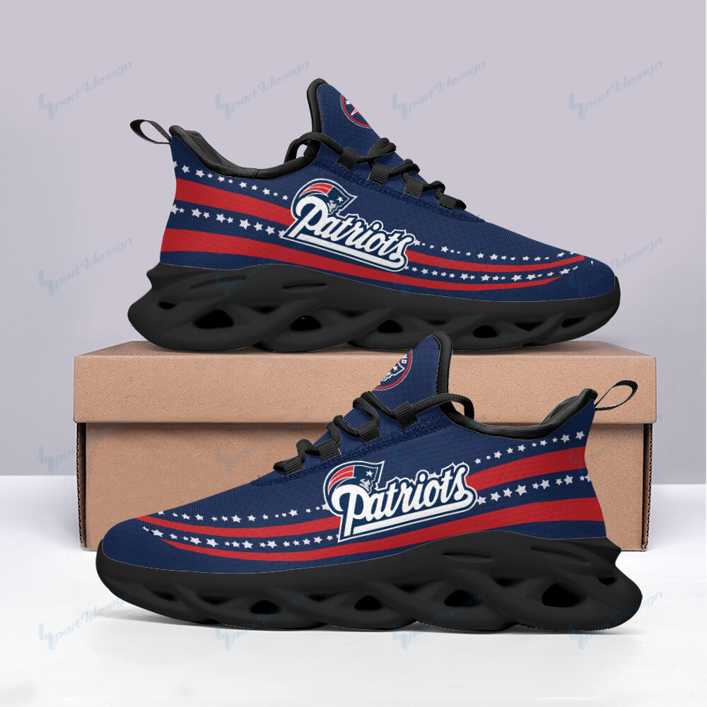 New England Patriots NFL Max Soul Shoes Sneakers For Men And Women