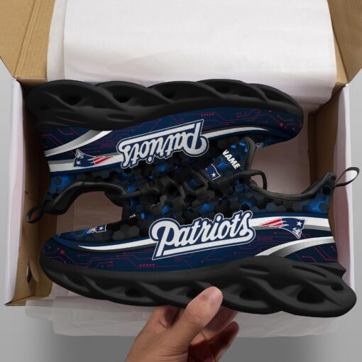 New England Patriots NFL Max Soul Shoes Sneakers For Men And Women