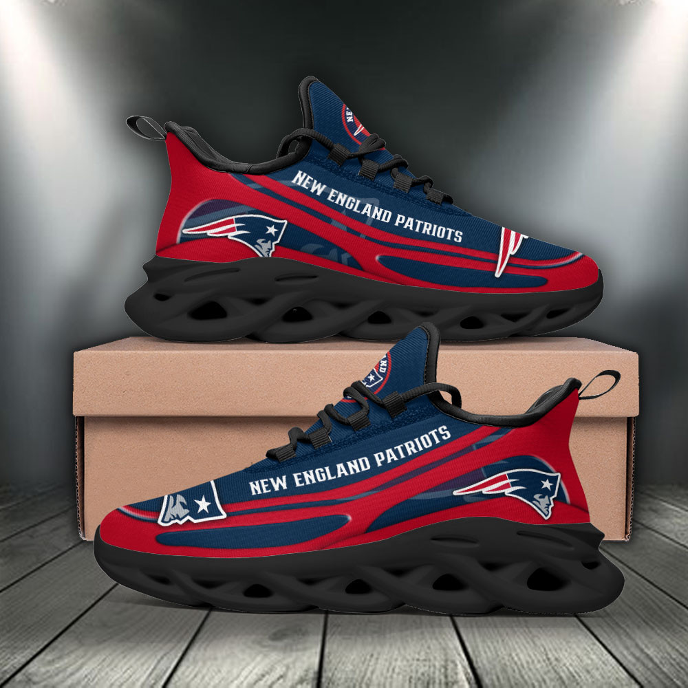 New England Patriots NFL Max Soul Shoes Sneakers For Men And Women