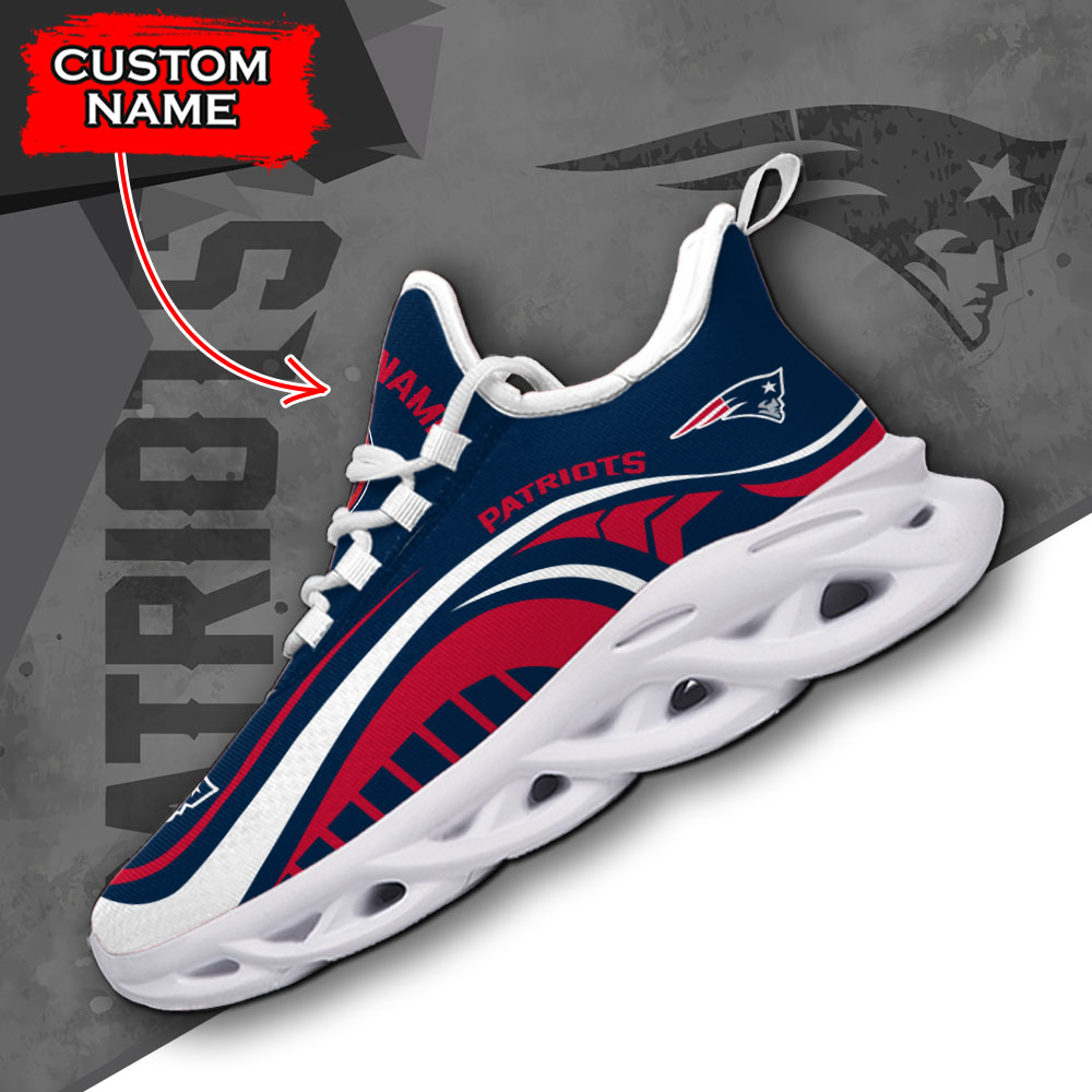New England Patriots NFL Max Soul Shoes Sneakers For Men And Women