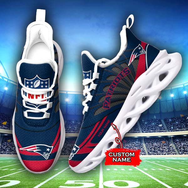 New England Patriots NFL Max Soul Shoes Sneakers For Men And Women