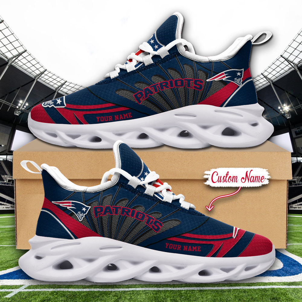 New England Patriots NFL Max Soul Shoes Sneakers For Men And Women