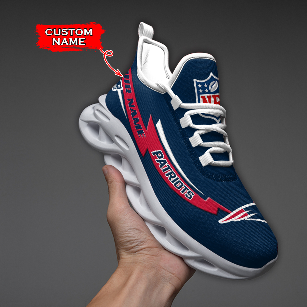 New England Patriots NFL Max Soul Shoes Sneakers For Men And Women