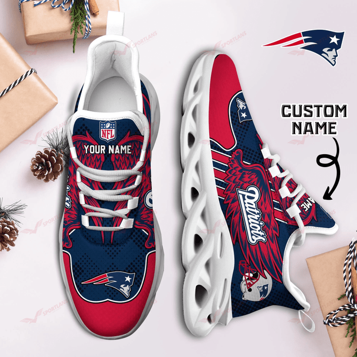 New England Patriots NFL Max Soul Shoes Sneakers For Men And Women