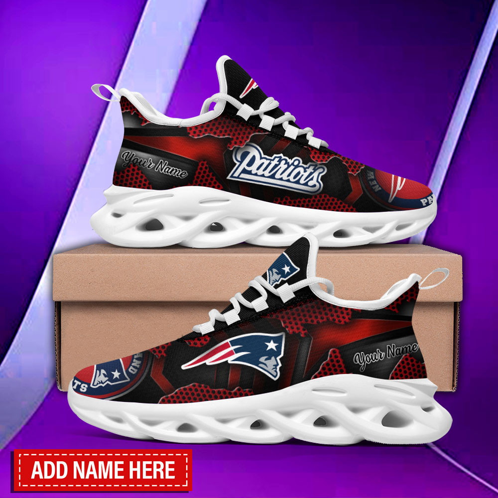 New England Patriots NFL Max Soul Shoes Sneakers For Men And Women