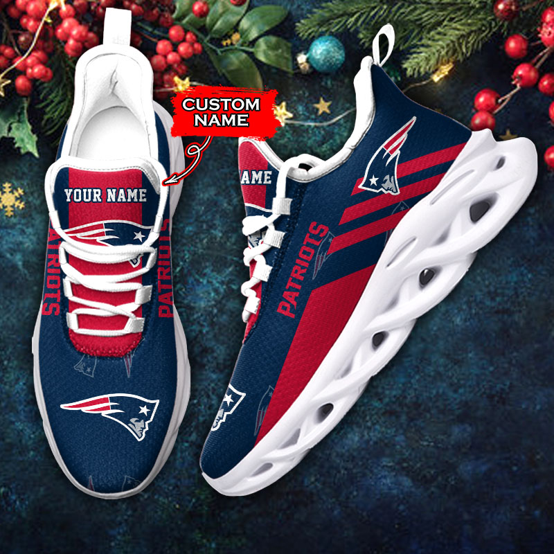 New England Patriots NFL Max Soul Shoes Sneakers For Men And Women