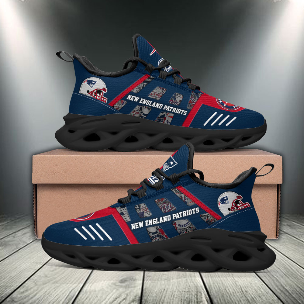 New England Patriots NFL Max Soul Shoes Sneakers For Men And Women