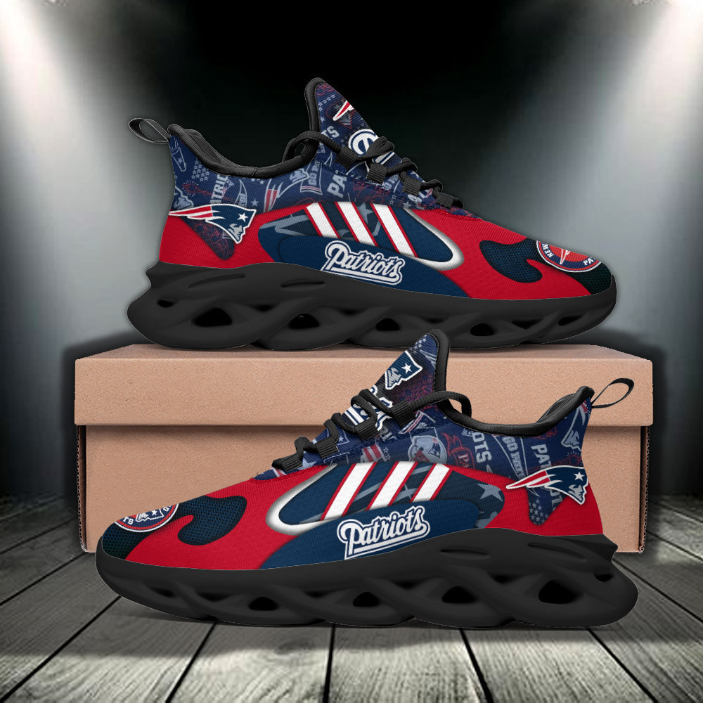 New England Patriots NFL Max Soul Shoes Sneakers For Men And Women